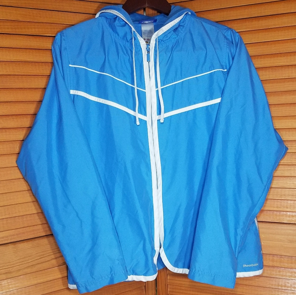 Reebok Light Blue & White Jacket